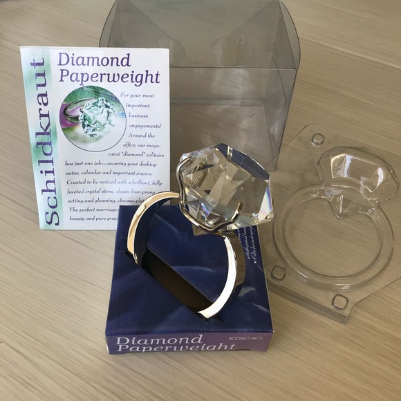 Diamond Engagement Ring Paperweight - Picture 3 of 6